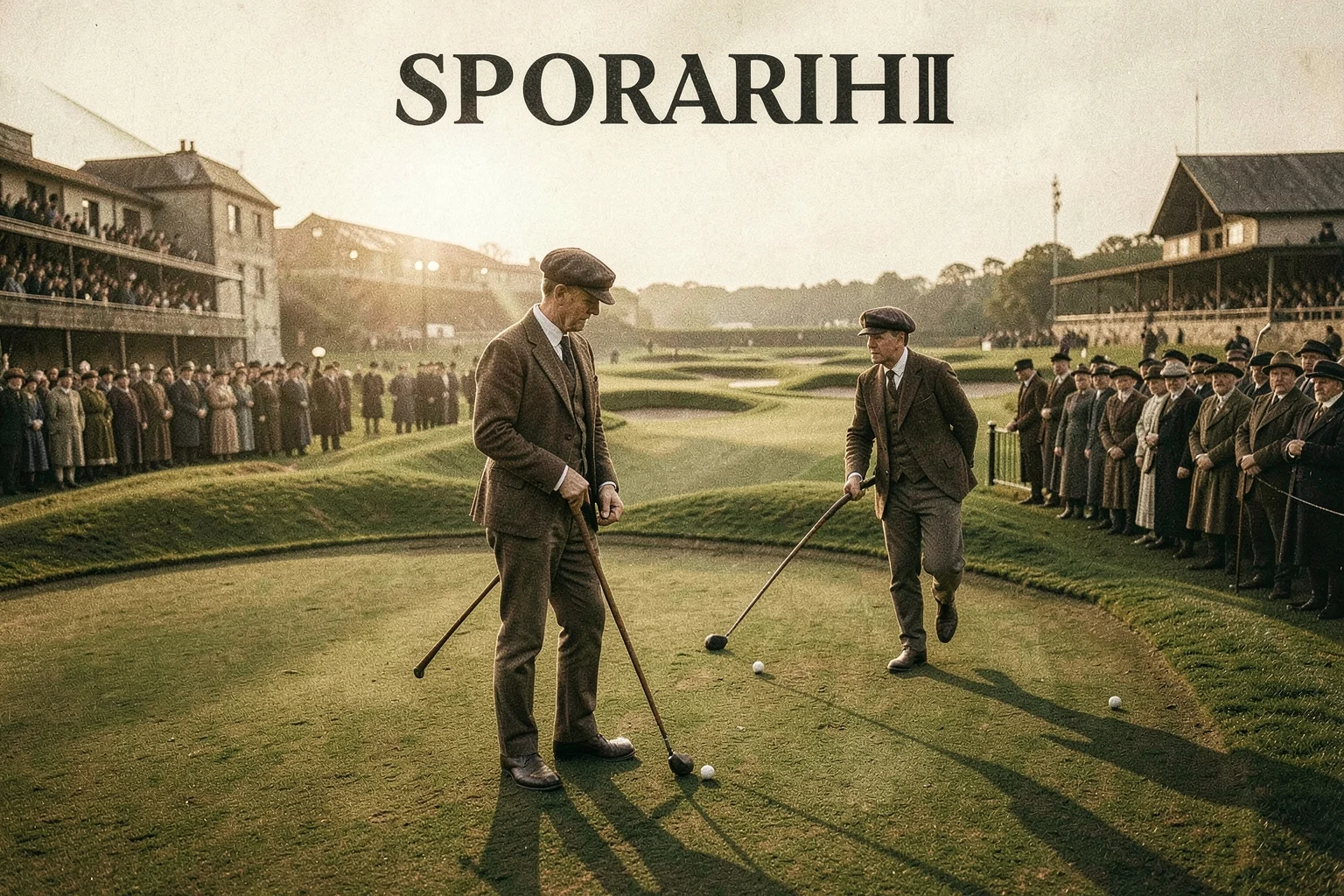 1860'lerde Prestwick Golf Club’da düzenlenen ilk Open Championship turnuvasının tarihi sahnesi.
