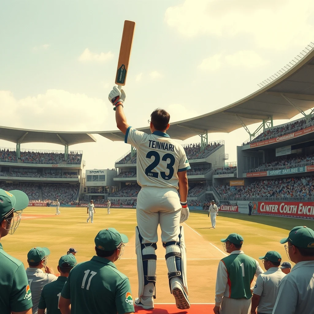 Sher‑e‑Bangla Stadyumu'nda Sachin Tendulkar'ın 100. century sonrası kutlaması