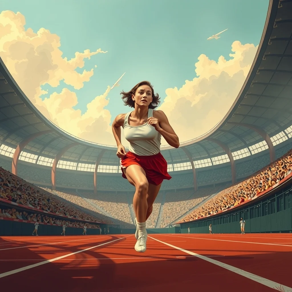 Fanny Blankers-Koen'in 100 metre finali