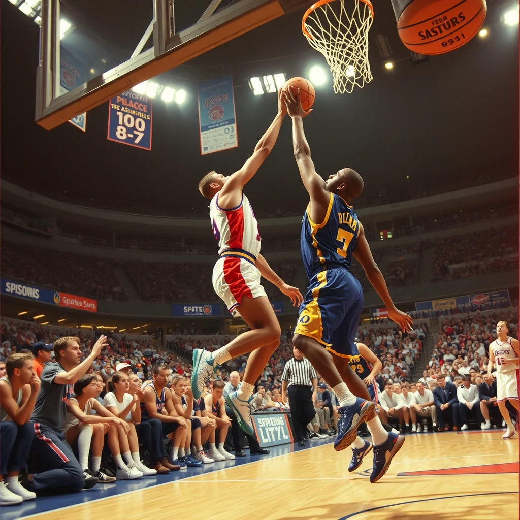 2004 NBA Finalleri 5. maçta Detroit Pistons'un Ben Wallace'ın 22 ribaund aldığı ve 100-87 galibiyetle Lakers'ı yenerek şampiyon olduğu an
