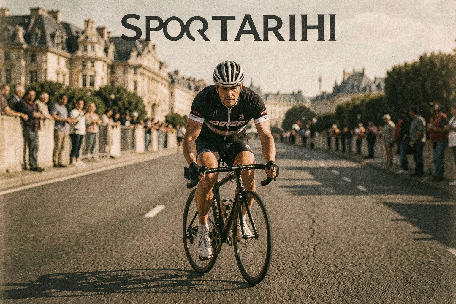 Greg LeMond, Versailles‑Paris bireysel zaman denemesinde aerobar ve tri‑helmet takarken