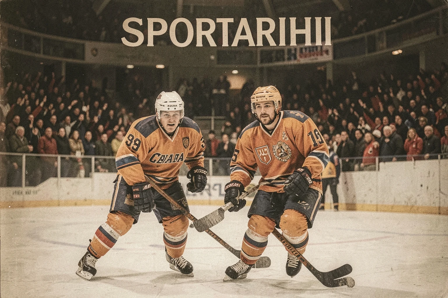 1972 Summit Series maçında Kanada ve Sovyetler Birliği takımları